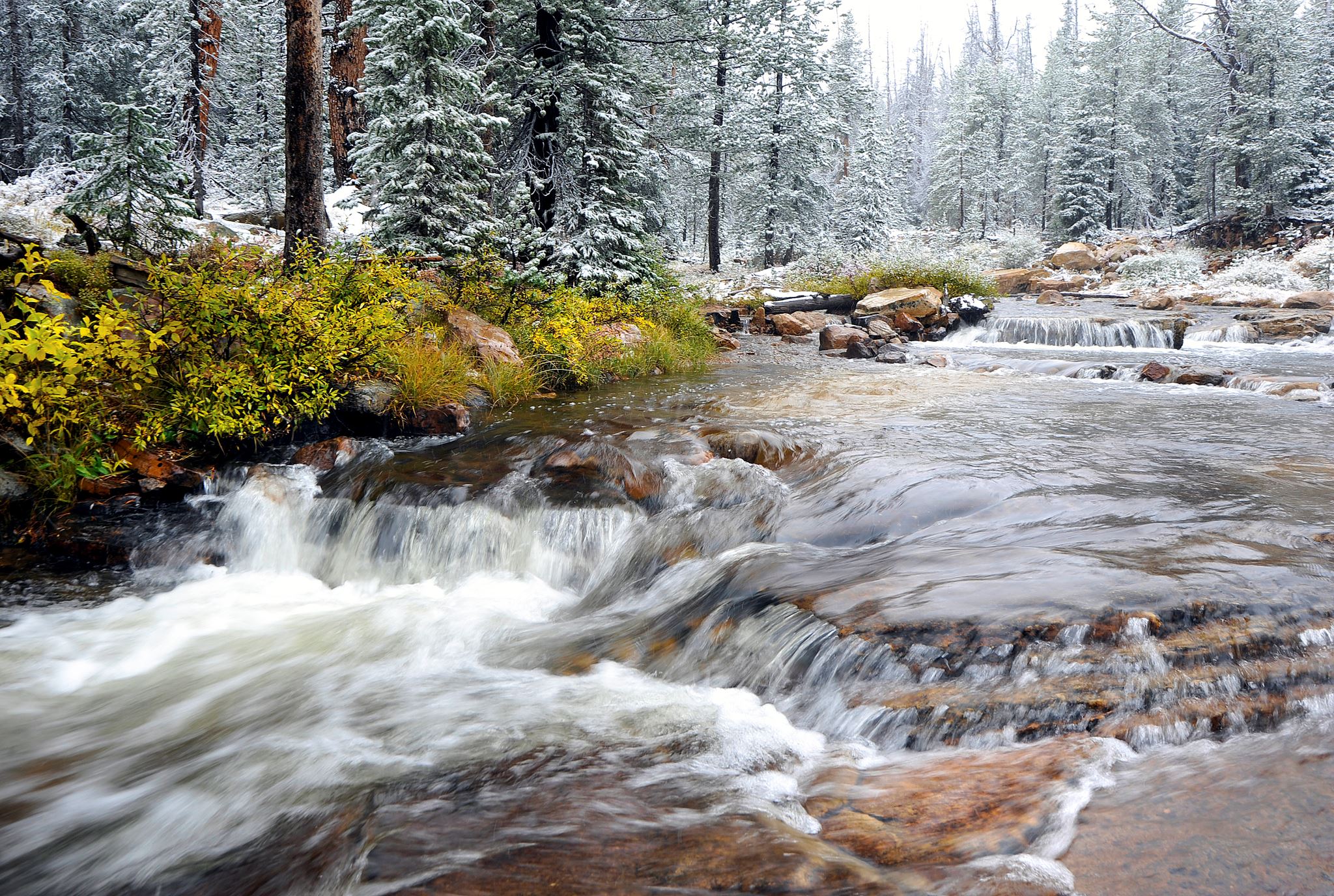Early Winter at Upper Provo River Falls