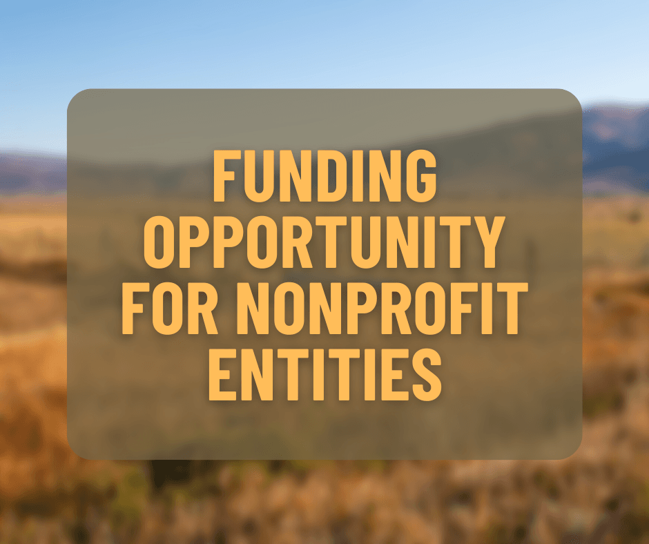 Nonprofit Grant Opportunity.