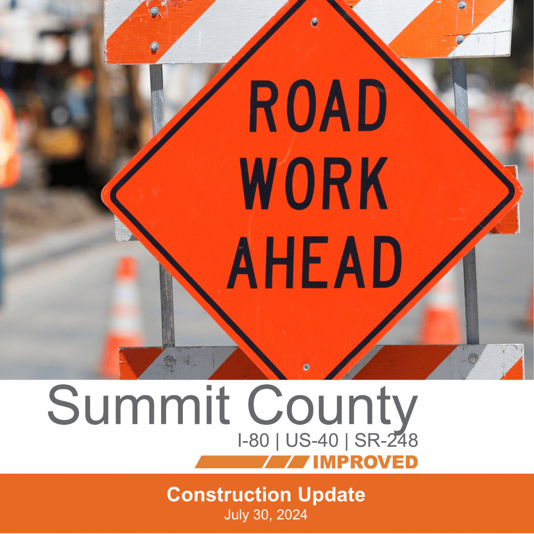 Road Work - UDOT